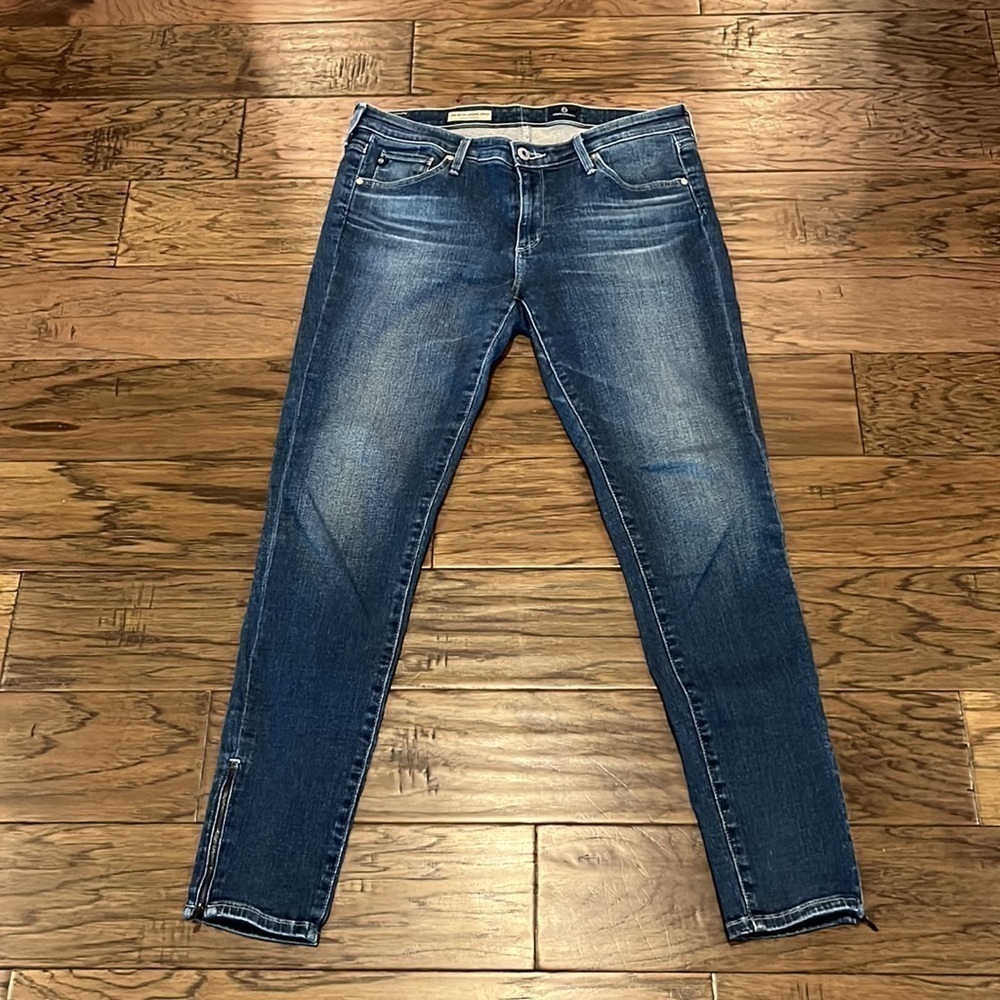 Ag Adriano Goldschmied The Zip Up Legging Ankle Size 30R